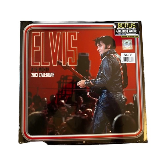 Elvis Presley Calendar Lot of 10 era 2001-2015 Sealed Mead Products - Picture 13 of 16